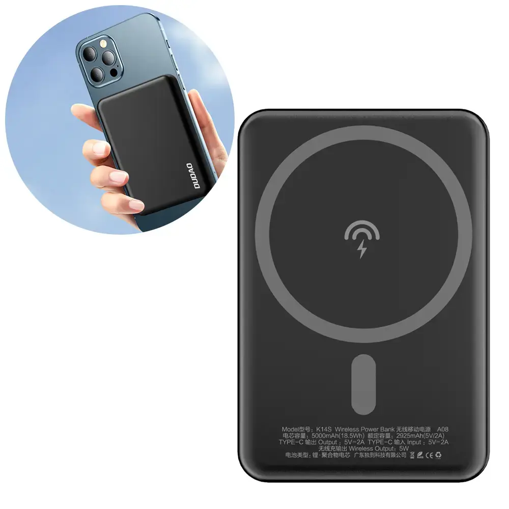 Dudao wireless magsafe power bank 5000mAh