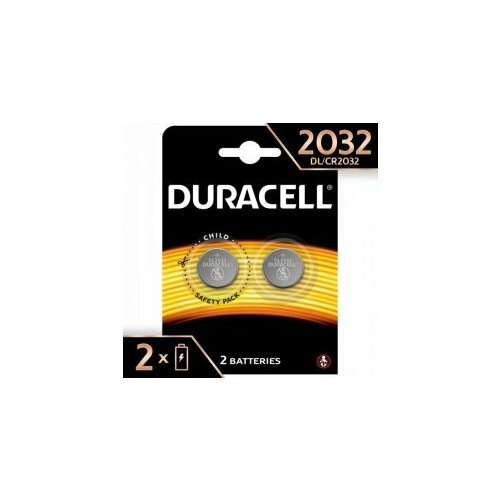 DURACELL DL2032 BLISTERA IEPAKOJUMĀ 2GB. |