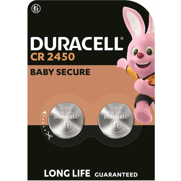 CR2450 baterijas 3V Duracell litija DL2450