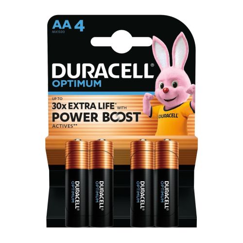 Baterijas DURACELL OPTIMUM AA LR6 4