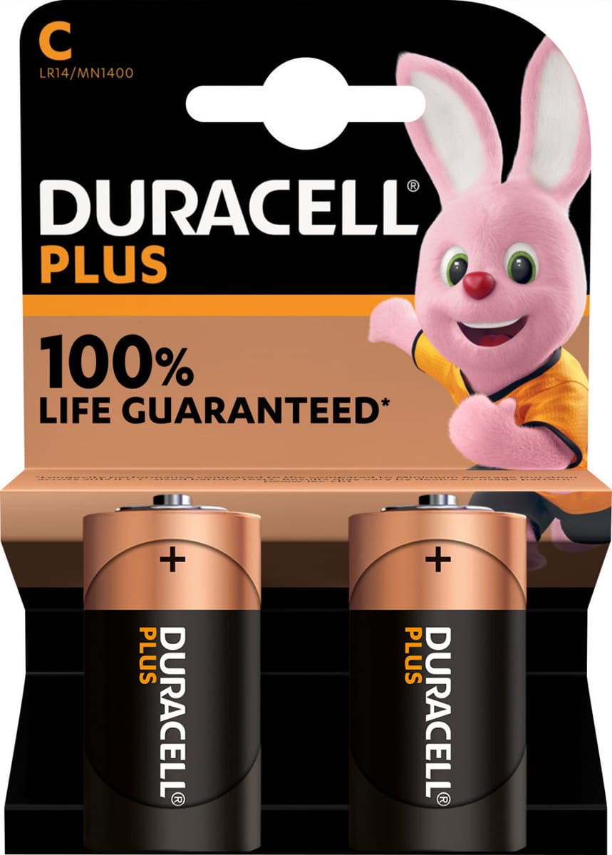Duracell Plus 100 C Vienreizējas lietošanas