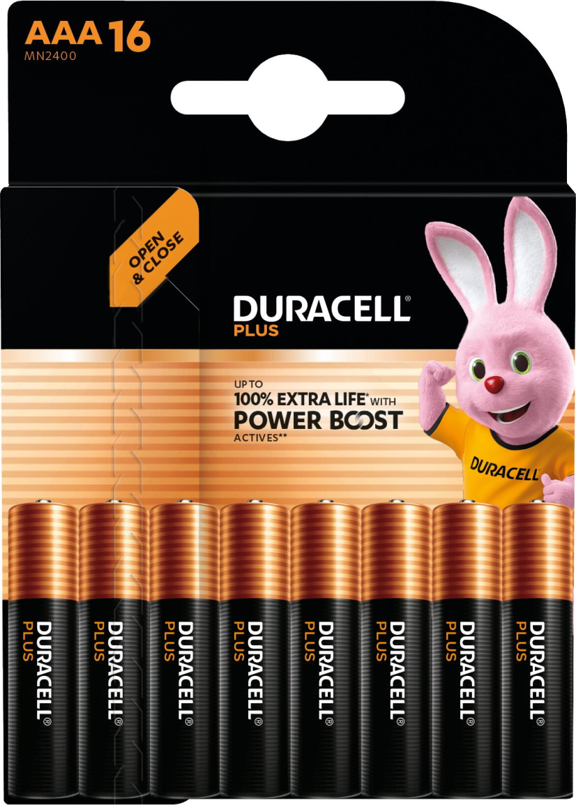 Duracell Plus Vienreizējas lietošanas baterija AAA