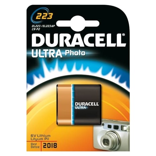 CRP2 baterijas 6V Duracell litija CR223