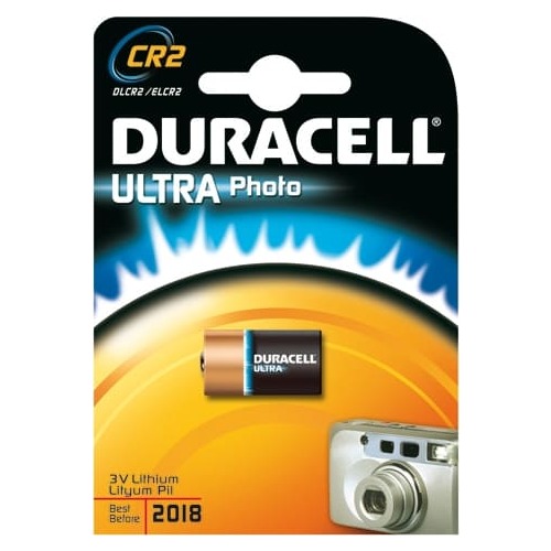 CR2 baterijas 3V Duracell litija DLCR2