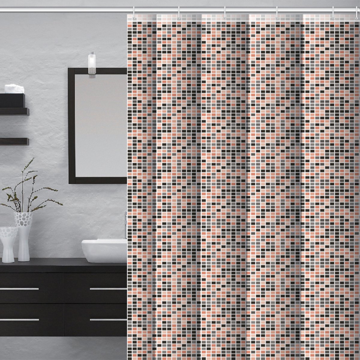 BALTIC AQUA Dušas aizkars 180x180cm 100%