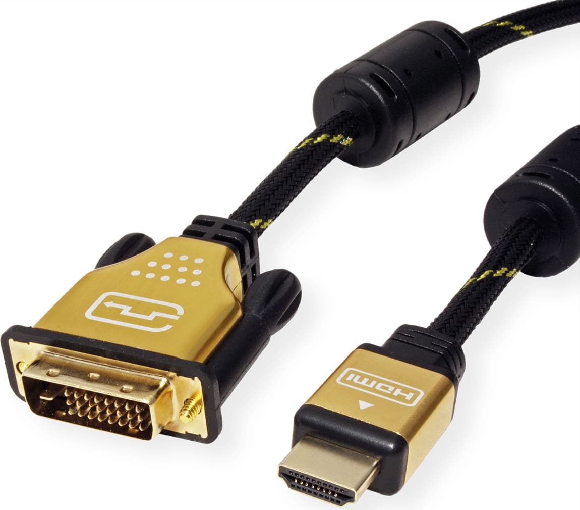 DVI (24+1) - HDMI, kabelis, Dual