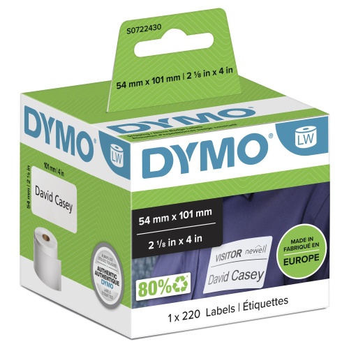 Labels DYMO LabelWriter 54x101 mm, 220