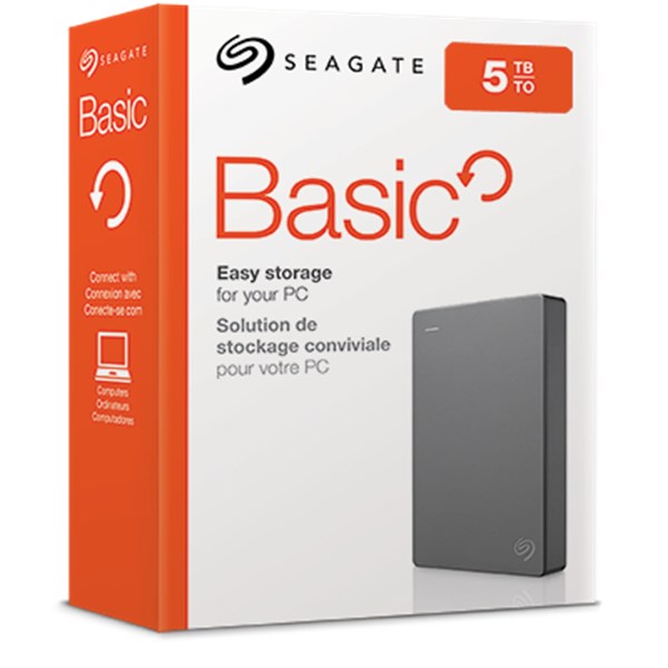 Seagate Basic 5TB Black | STJL5000400