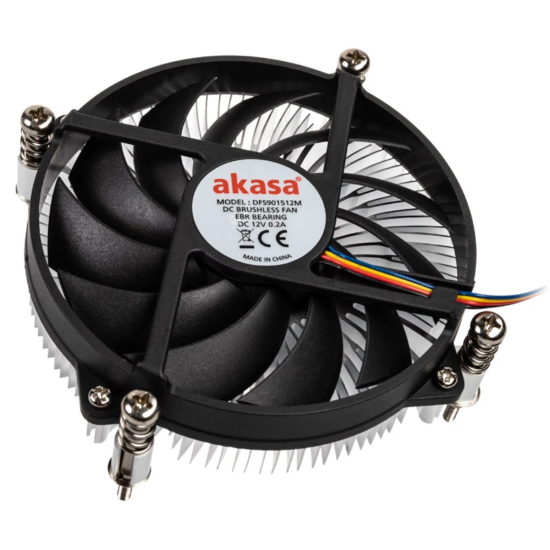 Akasa Active heatsink; 12VDC; aluminium; 61