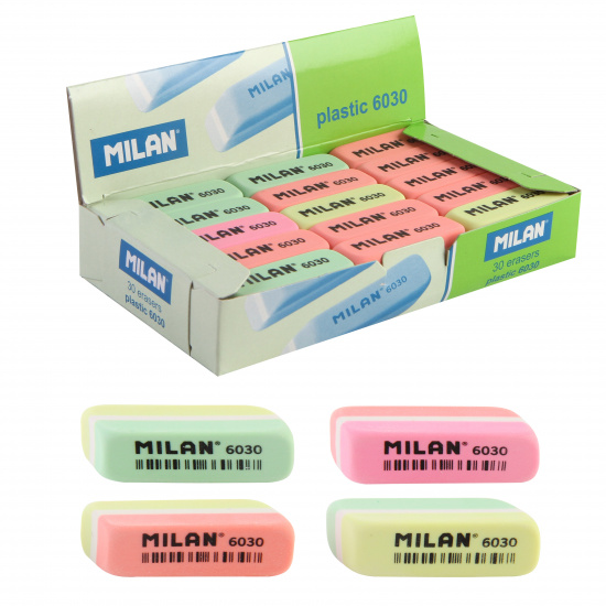 Dzēšgumija Milan 6030, plastikas, 5.6x1