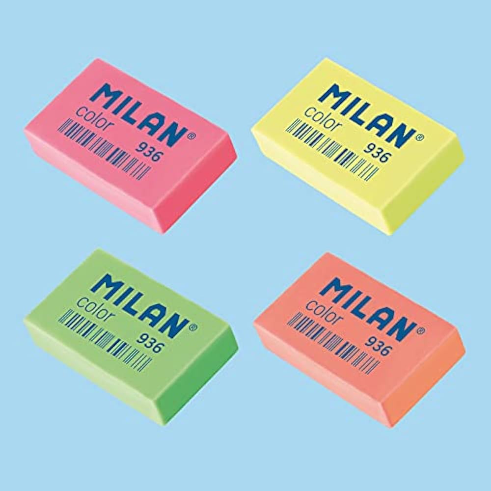 Dzēšgumija Milan Fluo 936, plastikas, 3