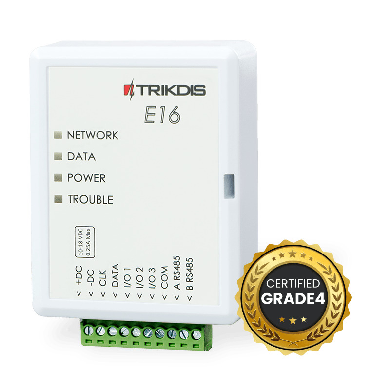 E16 ~ Trikdis Ethernet apsardzes komunikators
