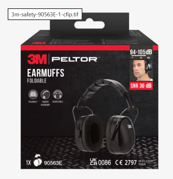 Earmuffs Foldable Headband 90563E, SNR value