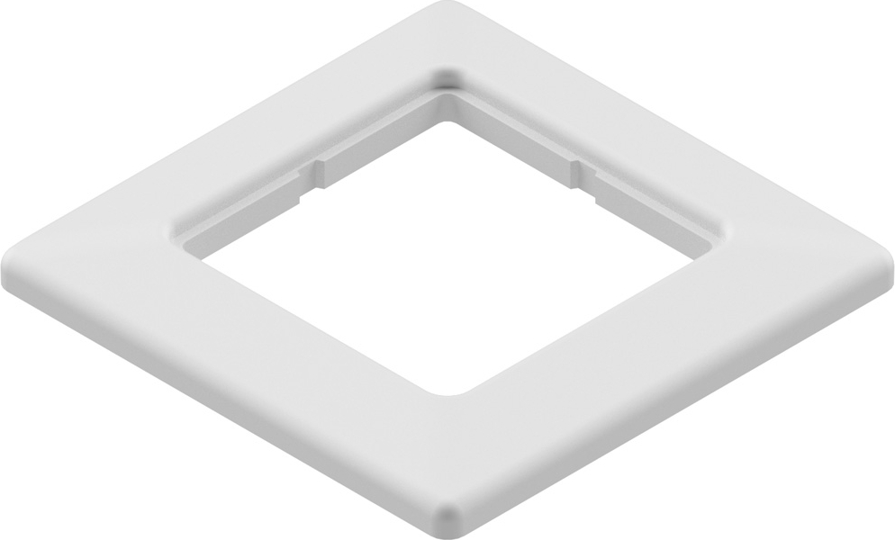 Easylan Cover frame single, White RAL