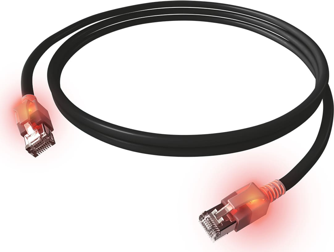 Easylan S/FTP DualBoot LED Patch Cable