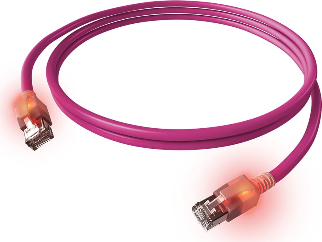 Easylan S/FTP DualBoot LED Patch Cable