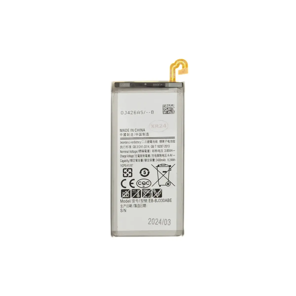 EB-BJ330ABE Battery for Samsung Li-Ion 2400mAh
