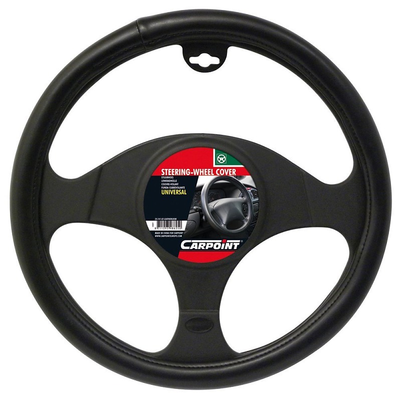 ECO Ādas stūres apvalks 37-39cm CARPOINT
