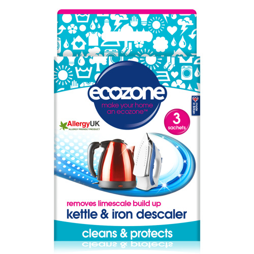 ECOZONE elektrisko tējkannu un gludekļu atkaļķotājs