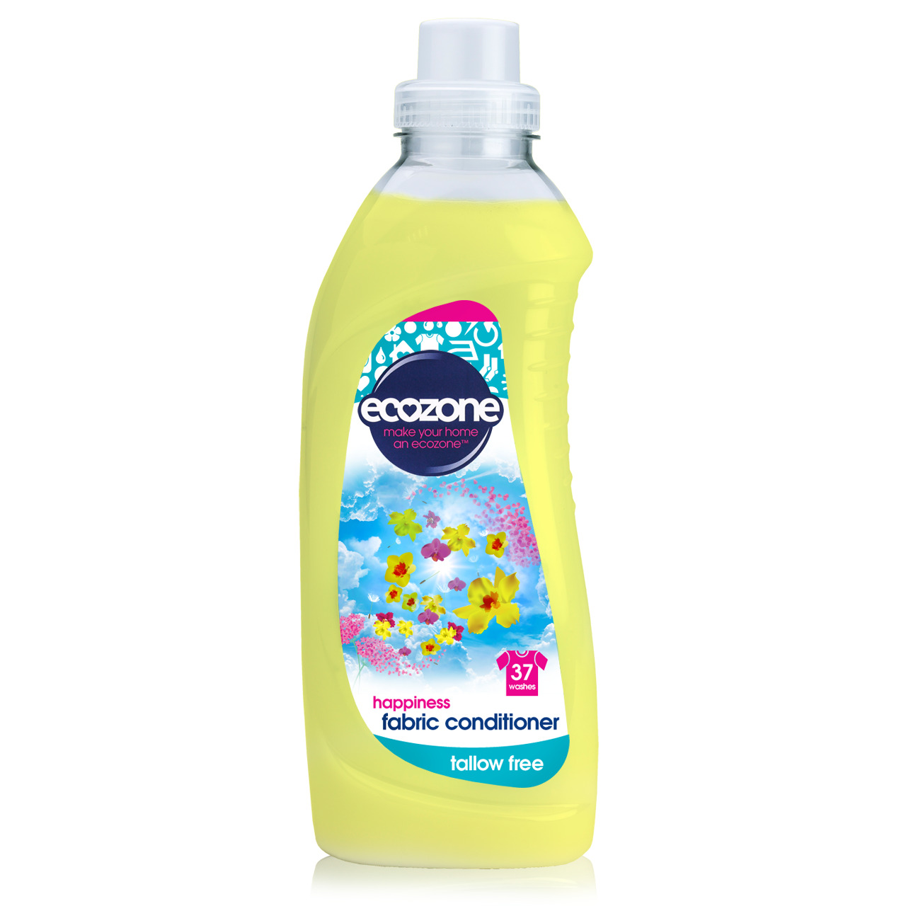 ECOZONE koncentrēts veļas mīkstinātājs Happiness 1L