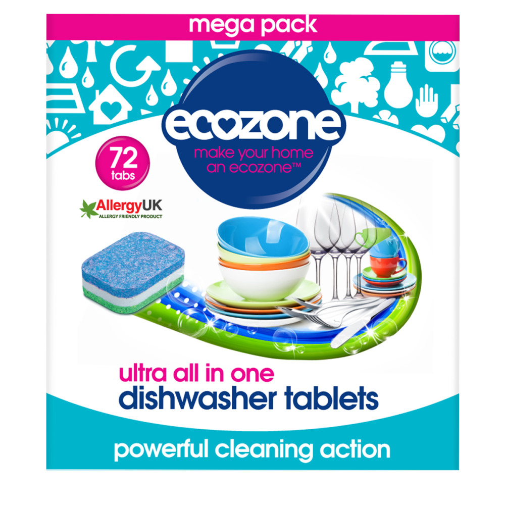 ECOZONE trauku mazgājamās mašīnas tabletes Ultra