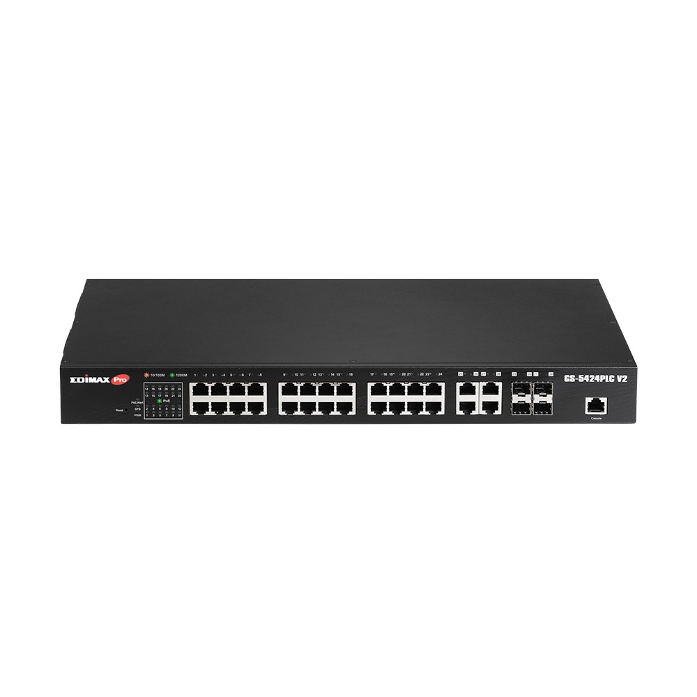 EDIMAX Pro pārslēdzējs 24x GE GS-5424PLC