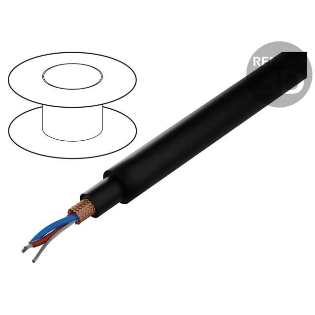 TASKER Ekranēts kabelis C801 1x2x0.22mm²