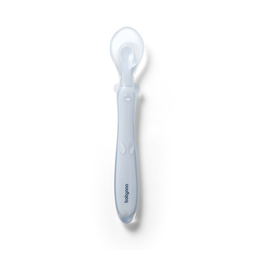 BABYONO Elastīga silikona karote 785/01 blue