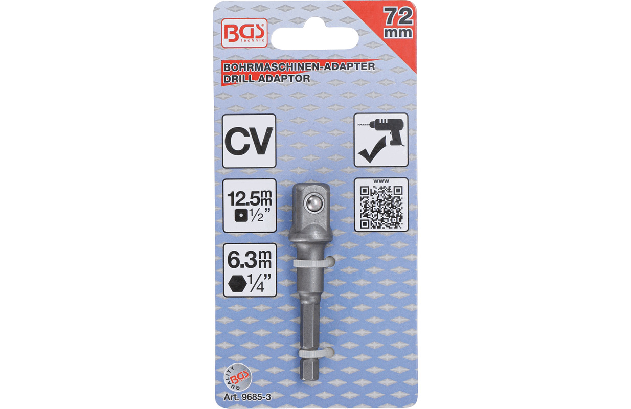 BGS TECHNIC Elektriskās urbjmašīnas adapteris, 6