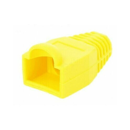 ELECTROBASE ® Uzmava RJ45 konektoram, dzeltens