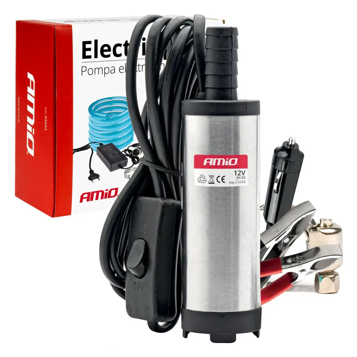 AMIO Iegremdējams sūknis šķidrumiem 12V/230V submersible