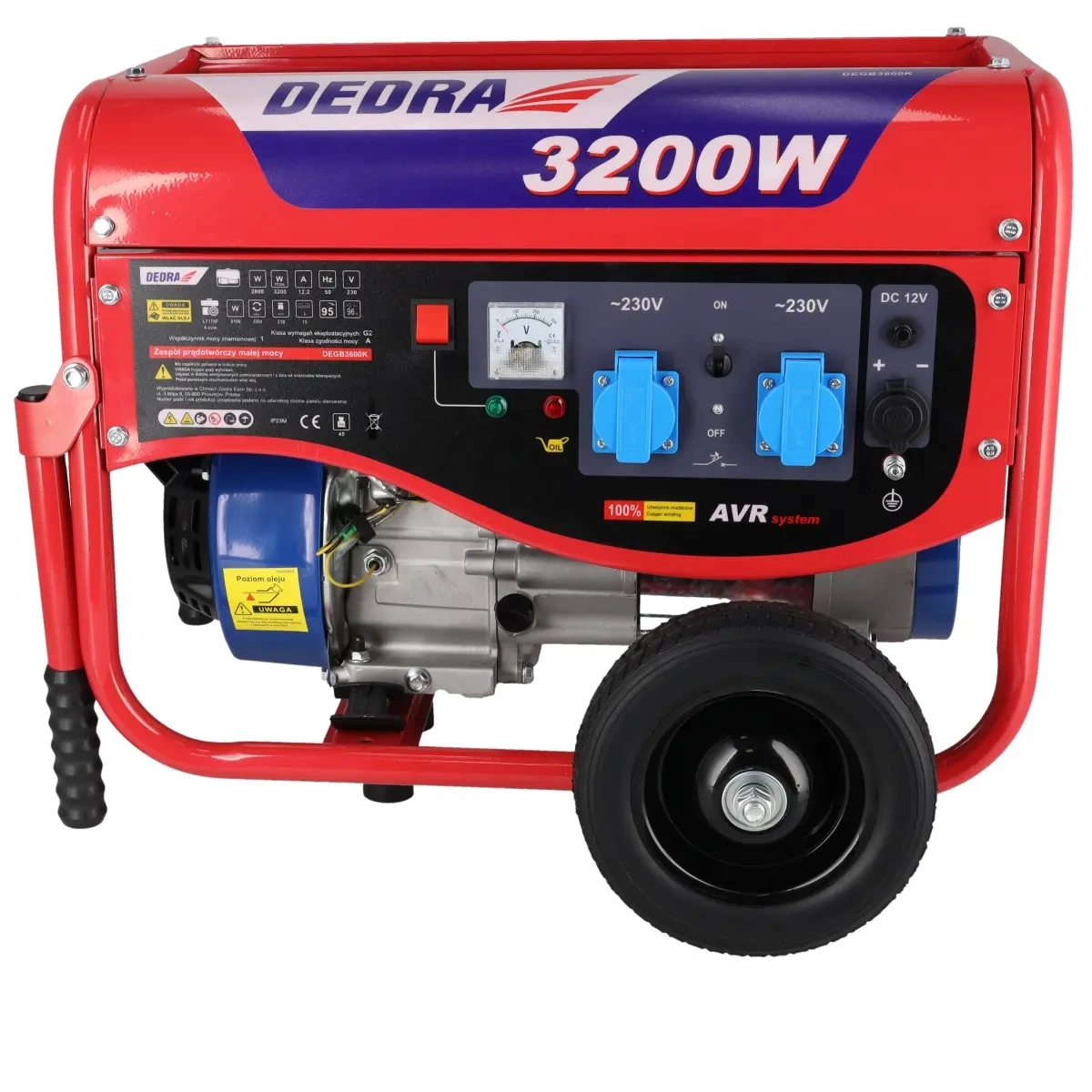 DEDRA-EXIM Elektrogenerators, jauda 2,8 kW