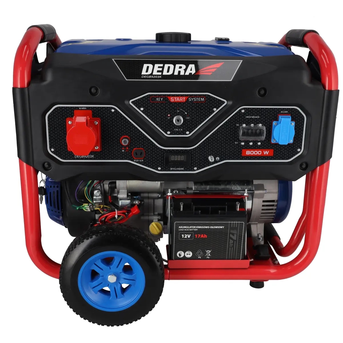 DEDRA-EXIM Elektrogenerators, jauda 8,0/8,3kW