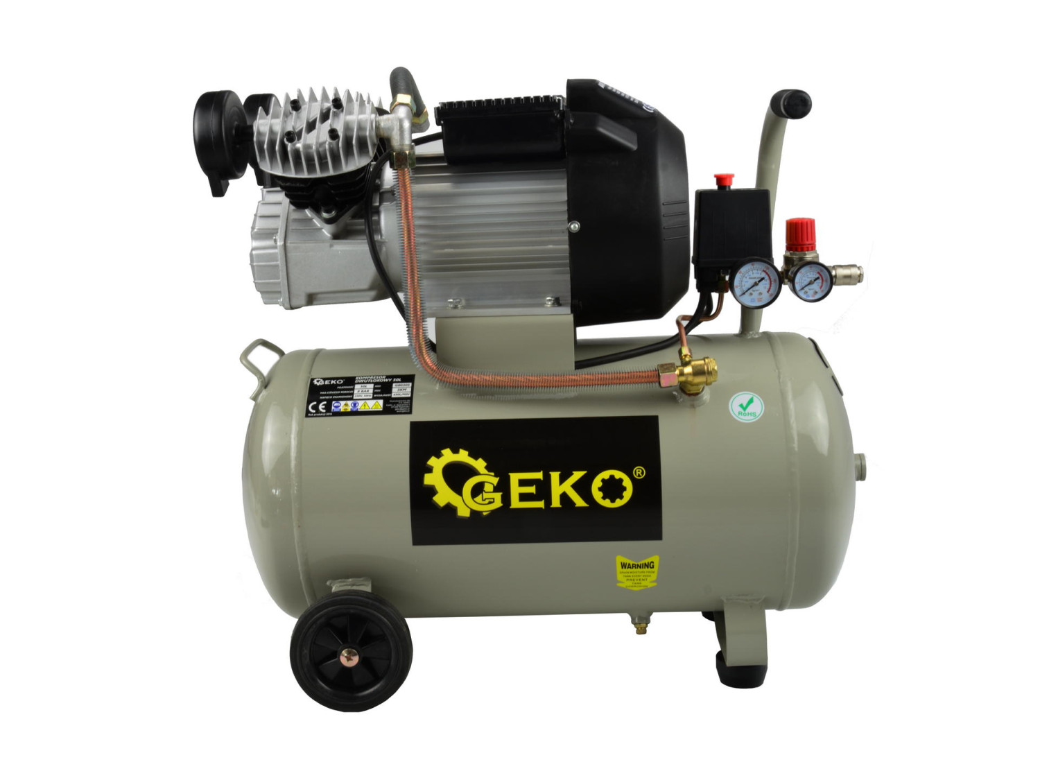 Eļļas gaisa kompresors 50 l V-Twin