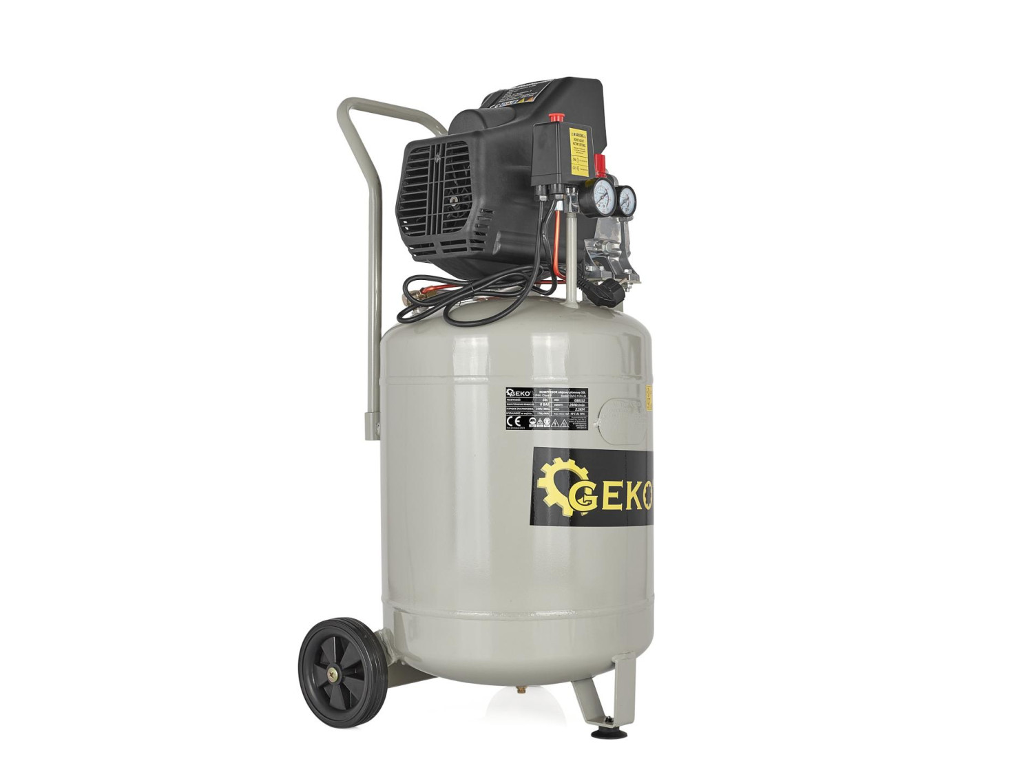 Eļļas gaisa kompresors, vertikāls, 50L, G80332