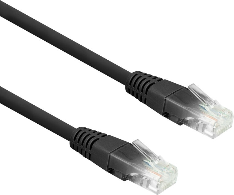 Eminent CAT6 U/UTP BK  3.00M