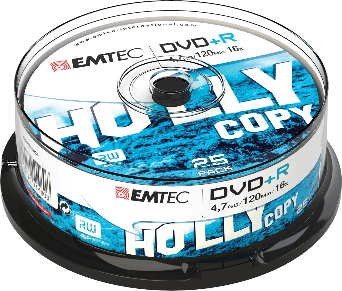 Emtec DVD+R 4,7GB 16x Holly