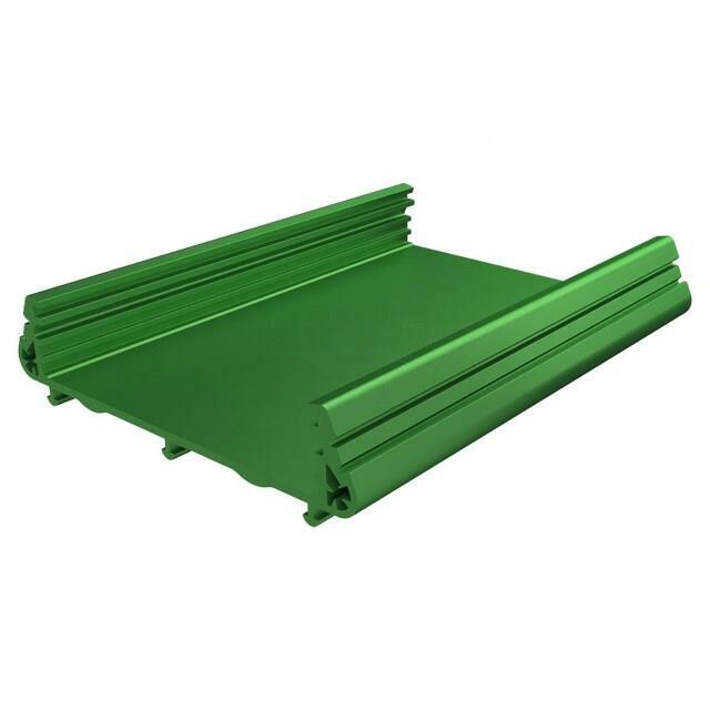 ITALTRONIC Enclosure base; green; 72.75mm