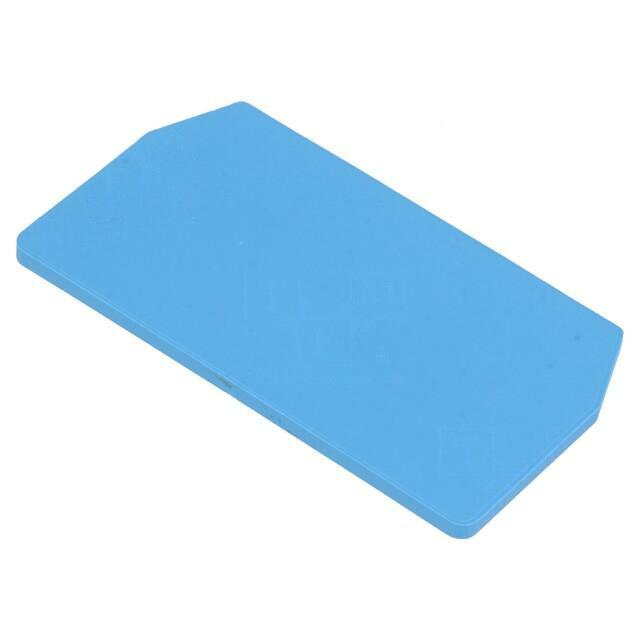 WEIDMÜLLER End piece; blue; wemid |