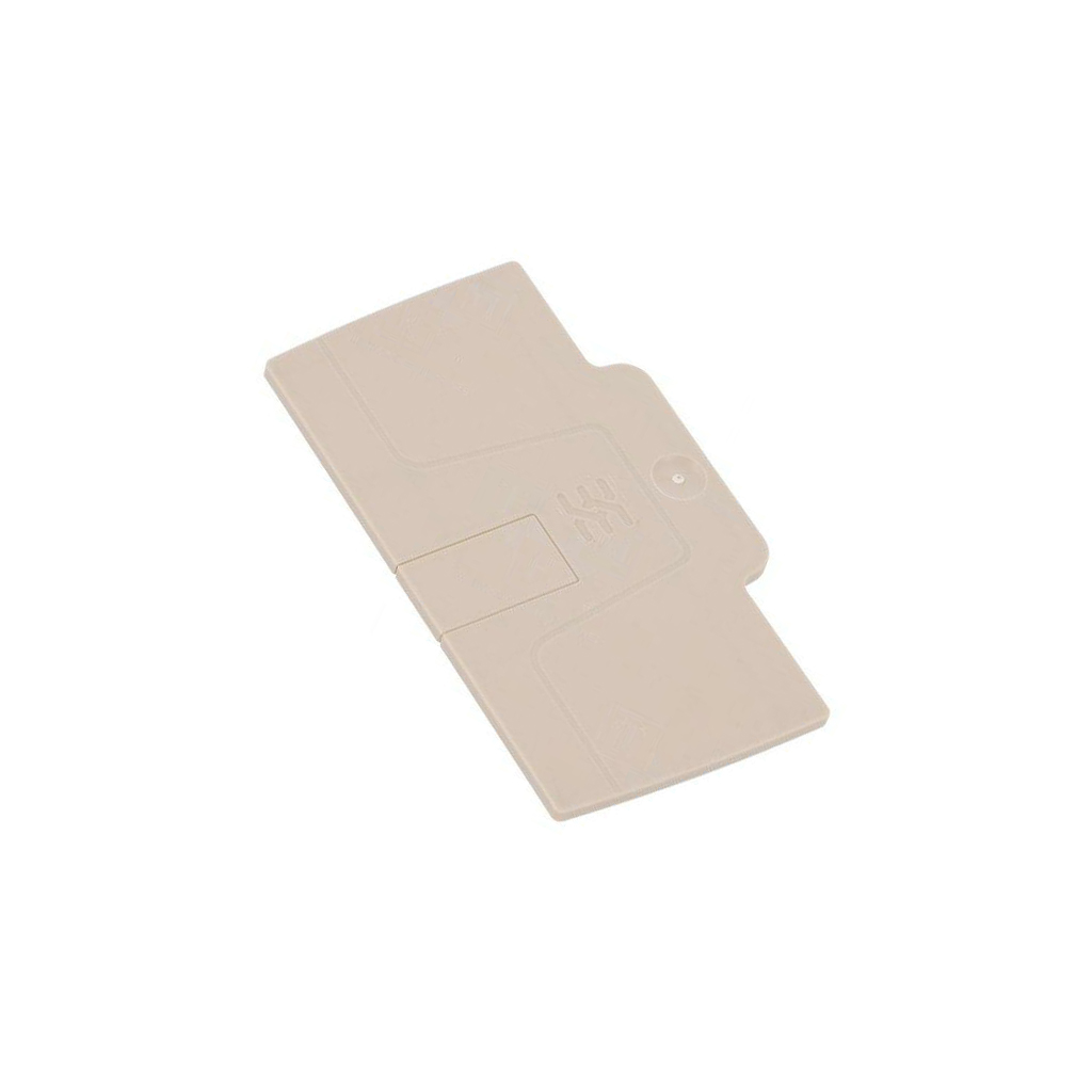 WEIDMÜLLER End piece; colourless; A |