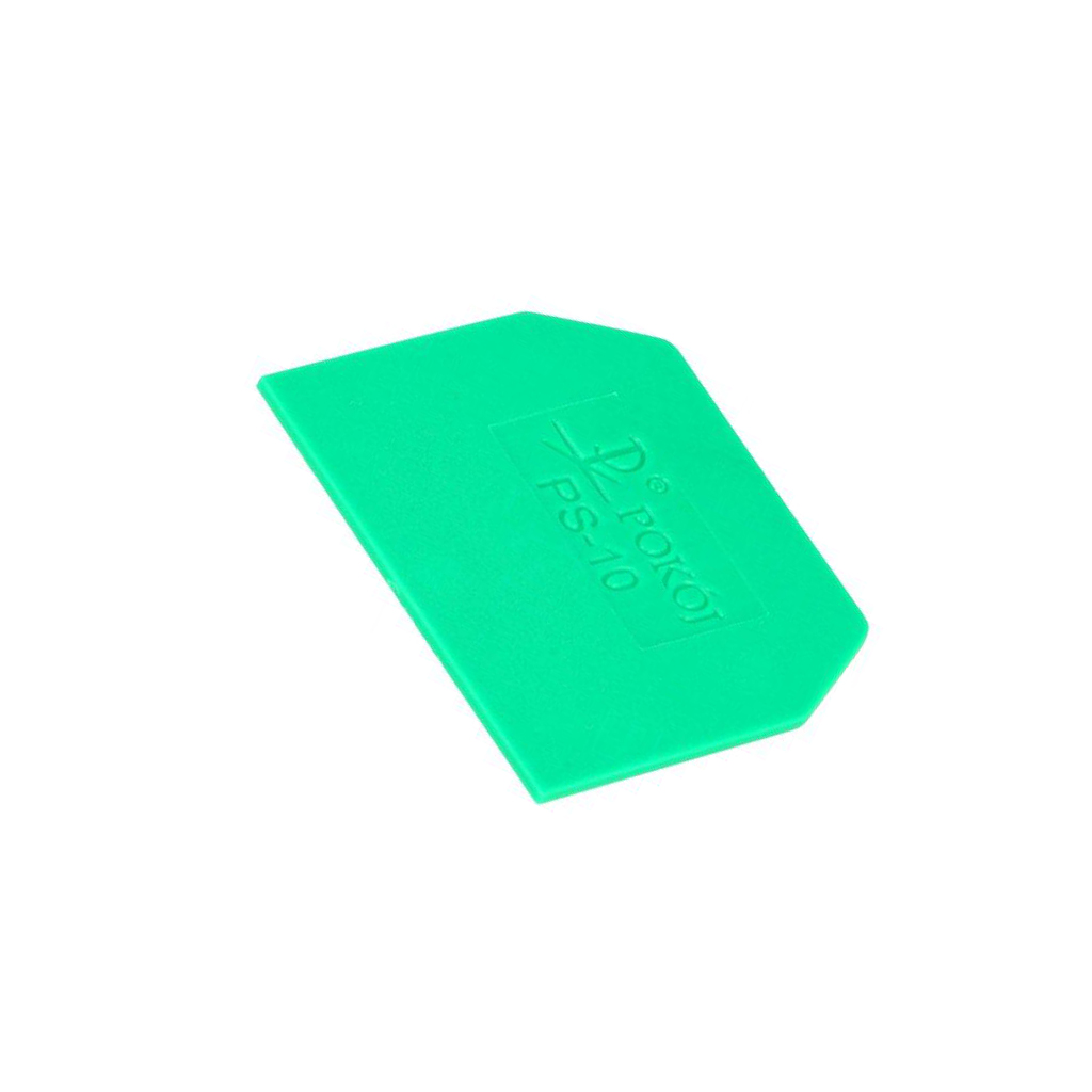 POKÓJ End piece; green; polyamide; 1mm