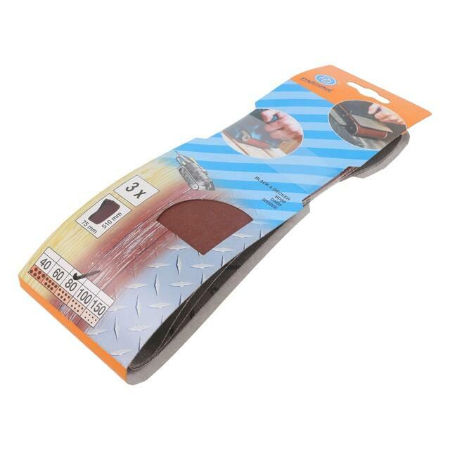 PG PROFESSIONAL Endless sanding tape; W: