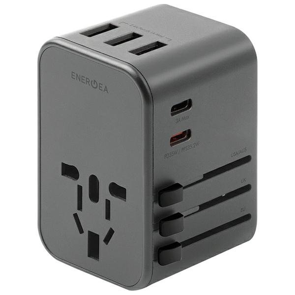 Energea TravelWorld USB-C PD Universālais Adapteris