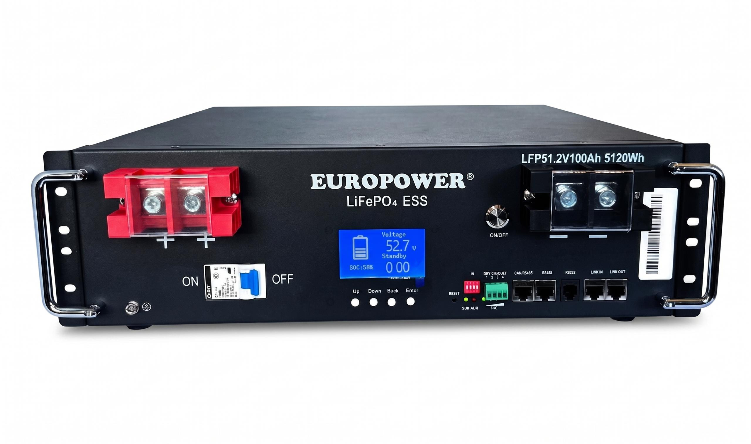 Enerģijas krātuve LiFePO4 EUROPOWER sērija LFP