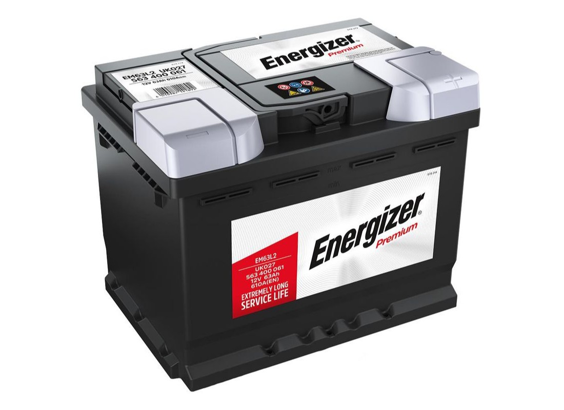 ENERGIZER Premium EM63-L2 12V 63Ah 610A(EN)