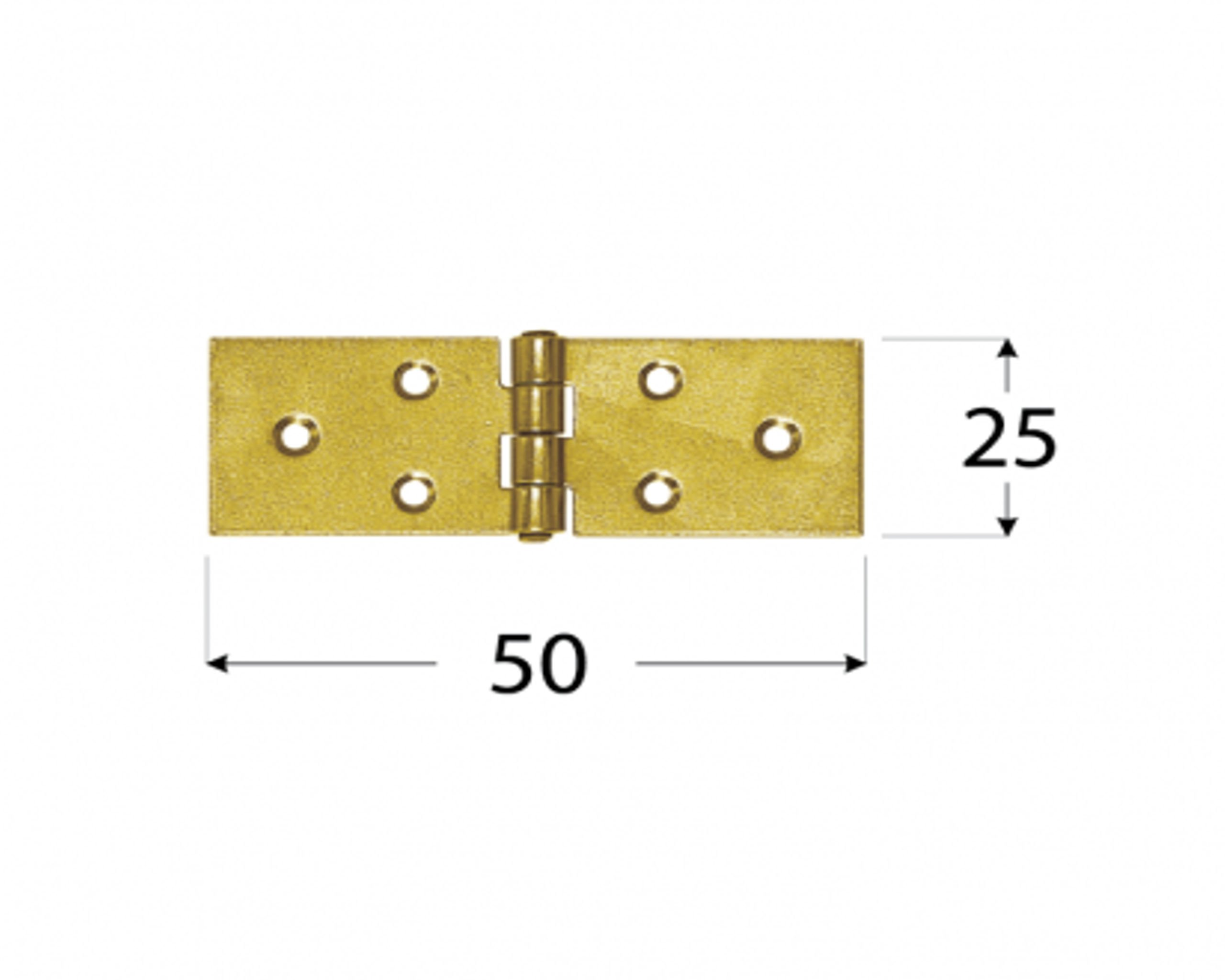 DMX Eņģe celtn. Z 50x25x1.5