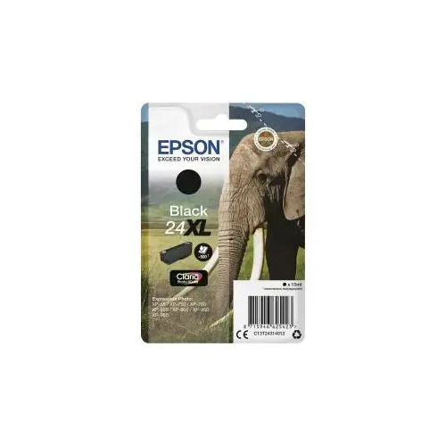 Epson 24XL Sort 500 sider Blæk