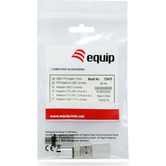 Equip 133475 kabeļu spraudņu pāreja USB