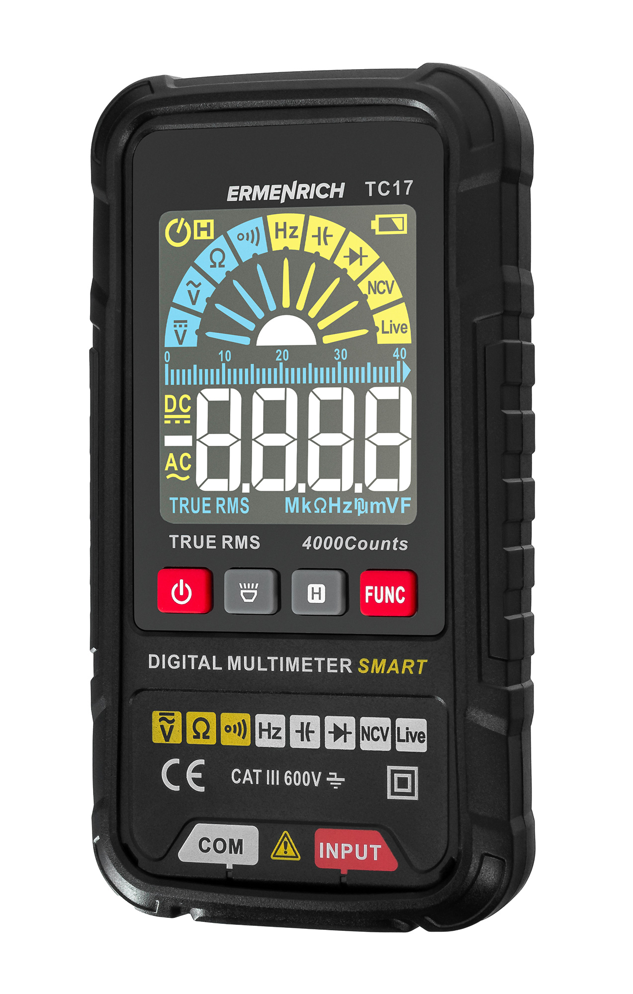 Ermenrich Zing TC17 digitālais multimetrs |