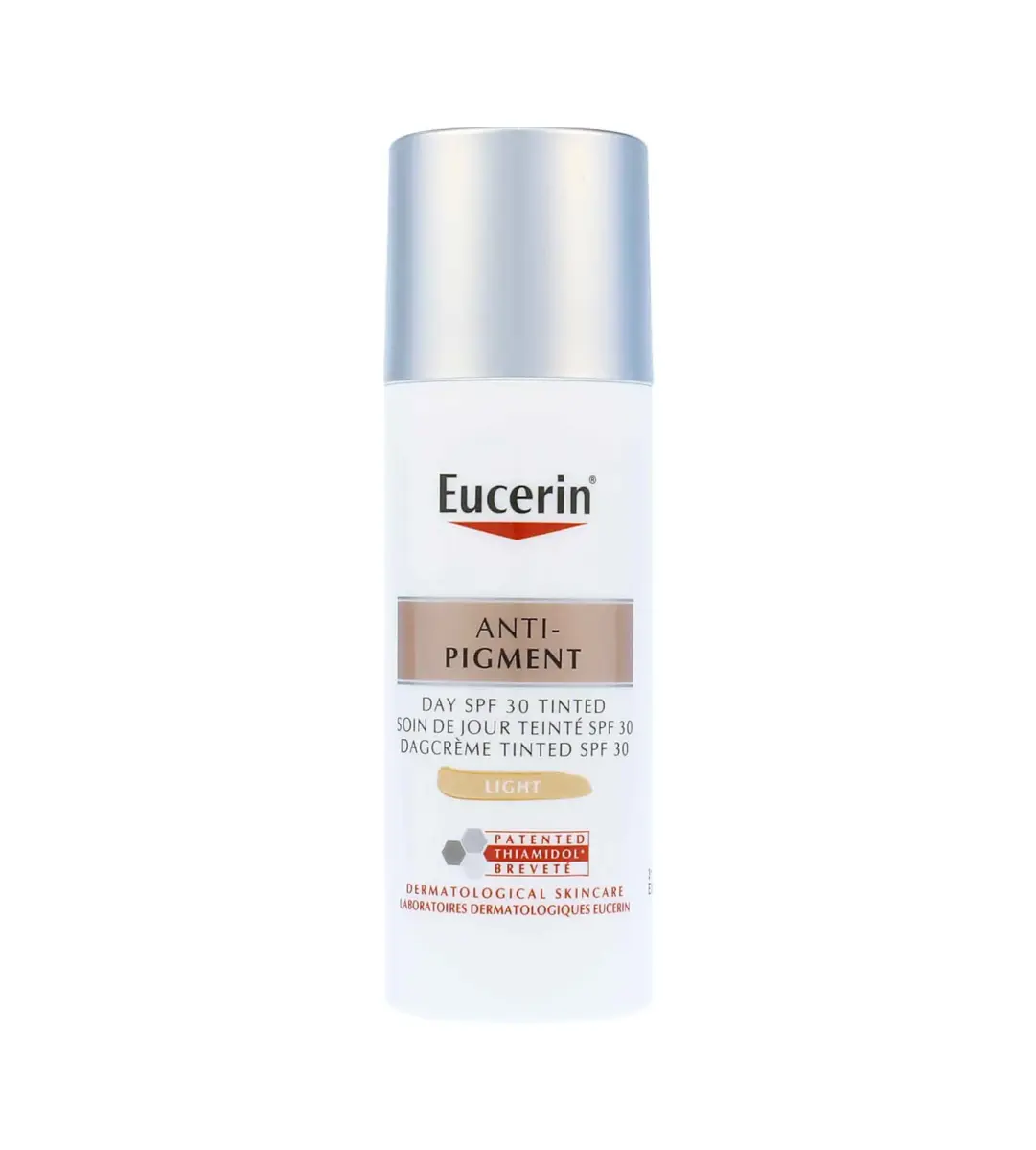 Eucerin Anti-Pigment tinted day cream against